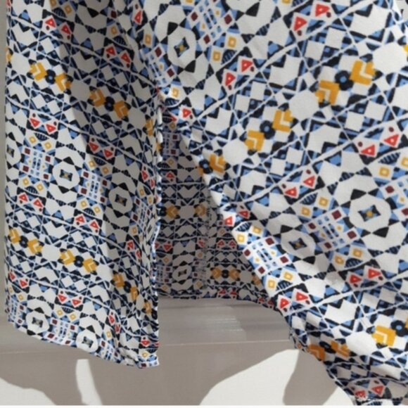 Beautiful Toned Resortwear Mozaic Print Cami Strappy Top - Picture 13 of 16